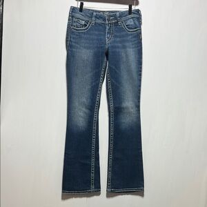 Classic Silver Suki Women’s Blue Boot Cut Jeans size 26
